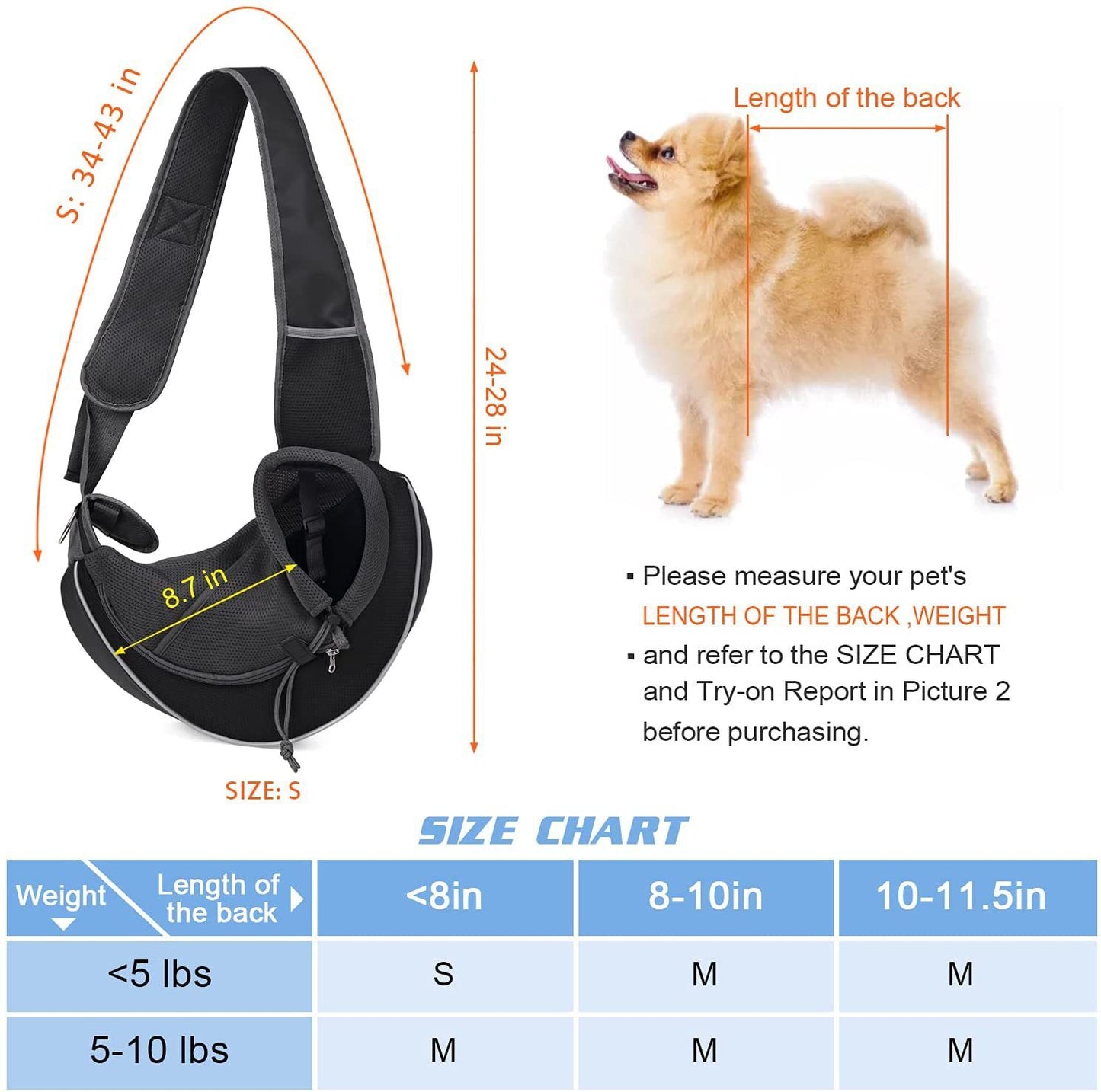 PawBuddy Sling Bag - Carry your furry friend everywhere with comfort and style